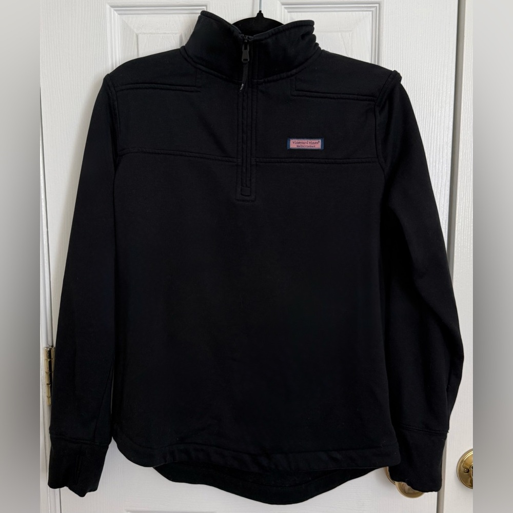 Vineyard Vines Black Quarter-Zip Pullover